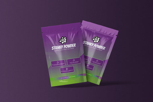 StankyPowder - Natural Bong & Pipe Cleaner | 20+ Cleanings